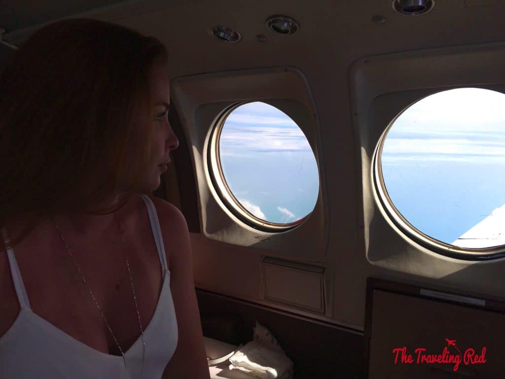Flying home from Georgetown, Exuma to Miami on a  private plane. End of an amazing family trip to the Bahamas.