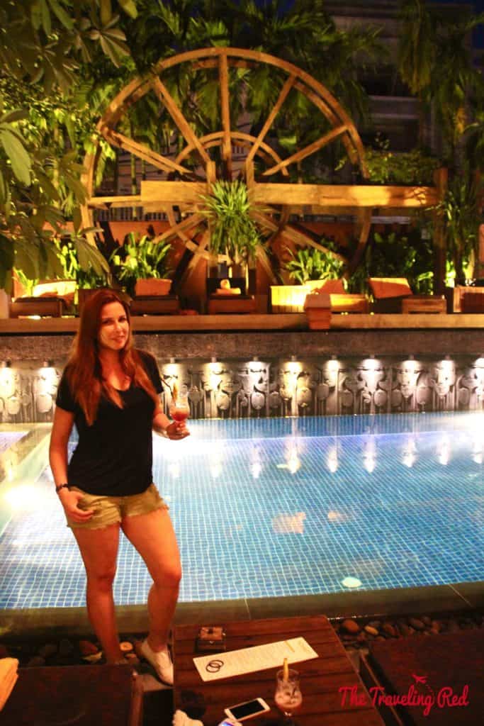 Pool at Golden Temple Residences | Things to See & Do in Siem Reap Cambodia | Golden Temple Residences | Cooking Class | Cambodian curry | Angkor Wat | Temple Tour | Pub Street | Il Forno | Genevieve | Malis  #siemreap #cambodia #angkorwat