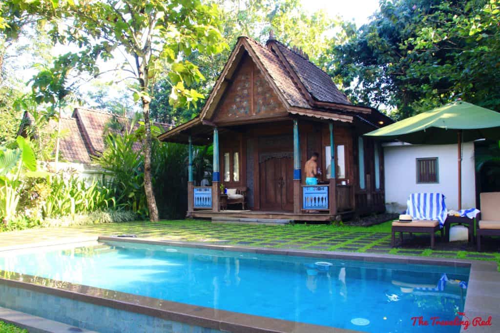 Plataran Hotel in Java, Indonesia. The most beautiful hotel on the island. Our private cottage with a private pool, overlooking the mountain. It's the perfect hotel to stay in for your visit to Borobudur Temple at sunrise. | Indonesia | Java | Plataran Hotel | Sunrise Tour | Borobudur Temple  