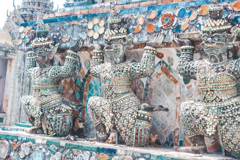 Visiting Temples in Bangkok | Thailand | Peninsula Hotel | Lebua Hotel | the dome Sky Bar from Hangover 2 | Peninsula Hotel | Temples | Wat Arun | Wat Pho | Grand Palace | Lord Jims at the Mandarin Oriental Bangkok |  Riding in a tuk tuk | Muay Thai at the Rajadamnern Stadium