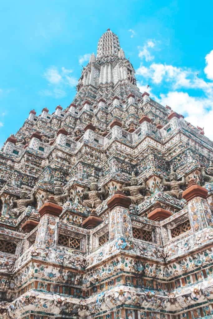 Visiting Temples in Bangkok | Thailand | Peninsula Hotel | Lebua Hotel | the dome Sky Bar from Hangover 2 | Peninsula Hotel | Temples | Wat Arun | Wat Pho | Grand Palace | Lord Jims at the Mandarin Oriental Bangkok |  Riding in a tuk tuk | Muay Thai at the Rajadamnern Stadium