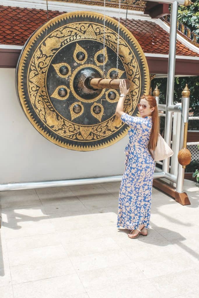 Visiting Temples in Bangkok | Thailand | Peninsula Hotel | Lebua Hotel | the dome Sky Bar from Hangover 2 | Peninsula Hotel | Temples | Wat Arun | Wat Pho | Grand Palace | Lord Jims at the Mandarin Oriental Bangkok |  Riding in a tuk tuk | Muay Thai at the Rajadamnern Stadium