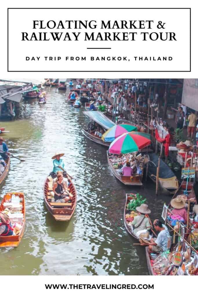 Railway and Floating Market Tour | Day trip from Bangkok Thailand | #bangkok #thailand #tour #marketstour #floatingmarket #railwaymarket