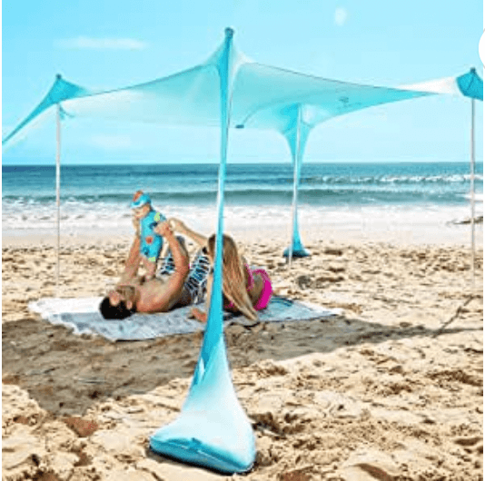 Everything you need to pack for you next beach trip. Pop up beach tent.