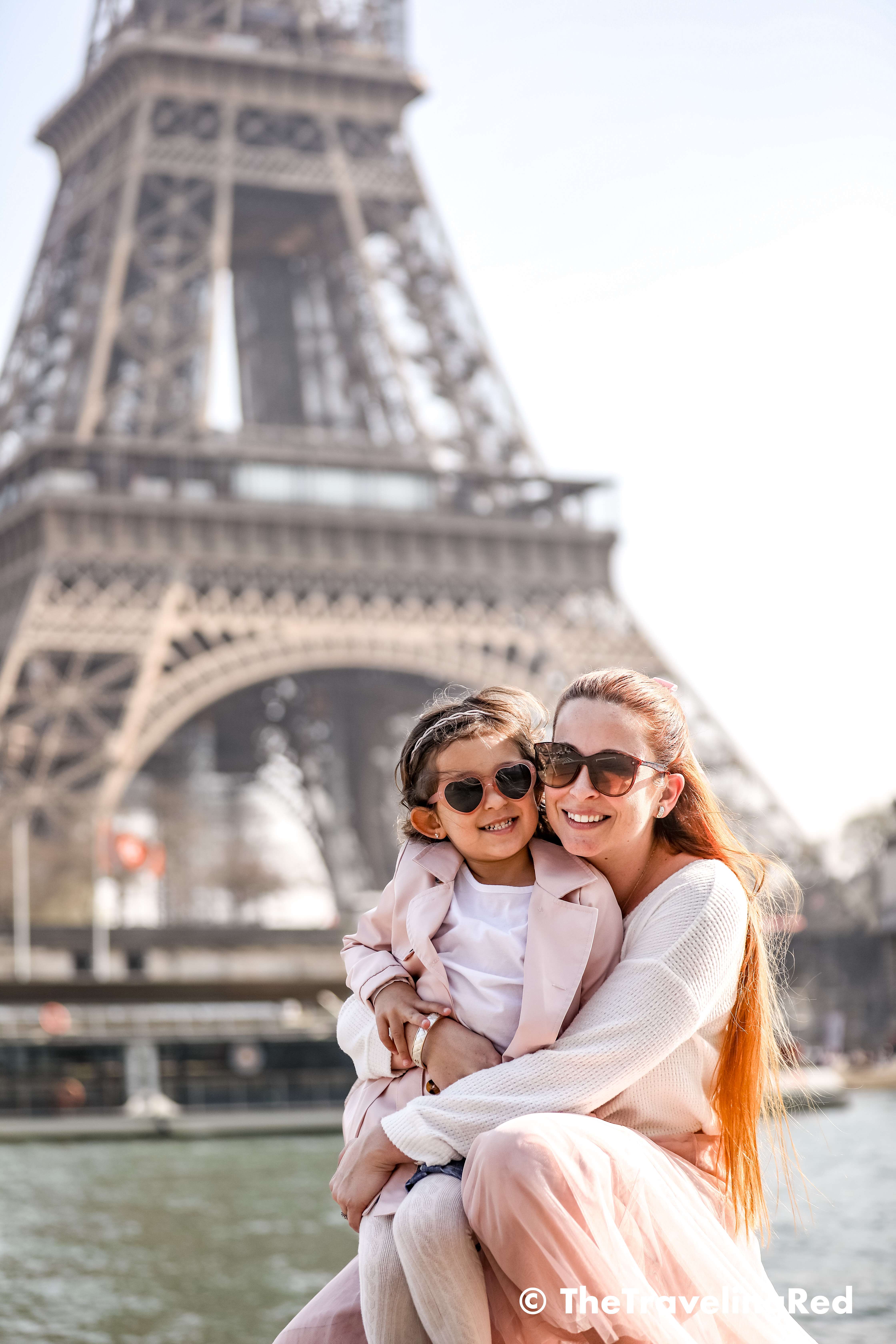 Picnic by the Eiffel Tower. Things to do in and around Paris France with kids.