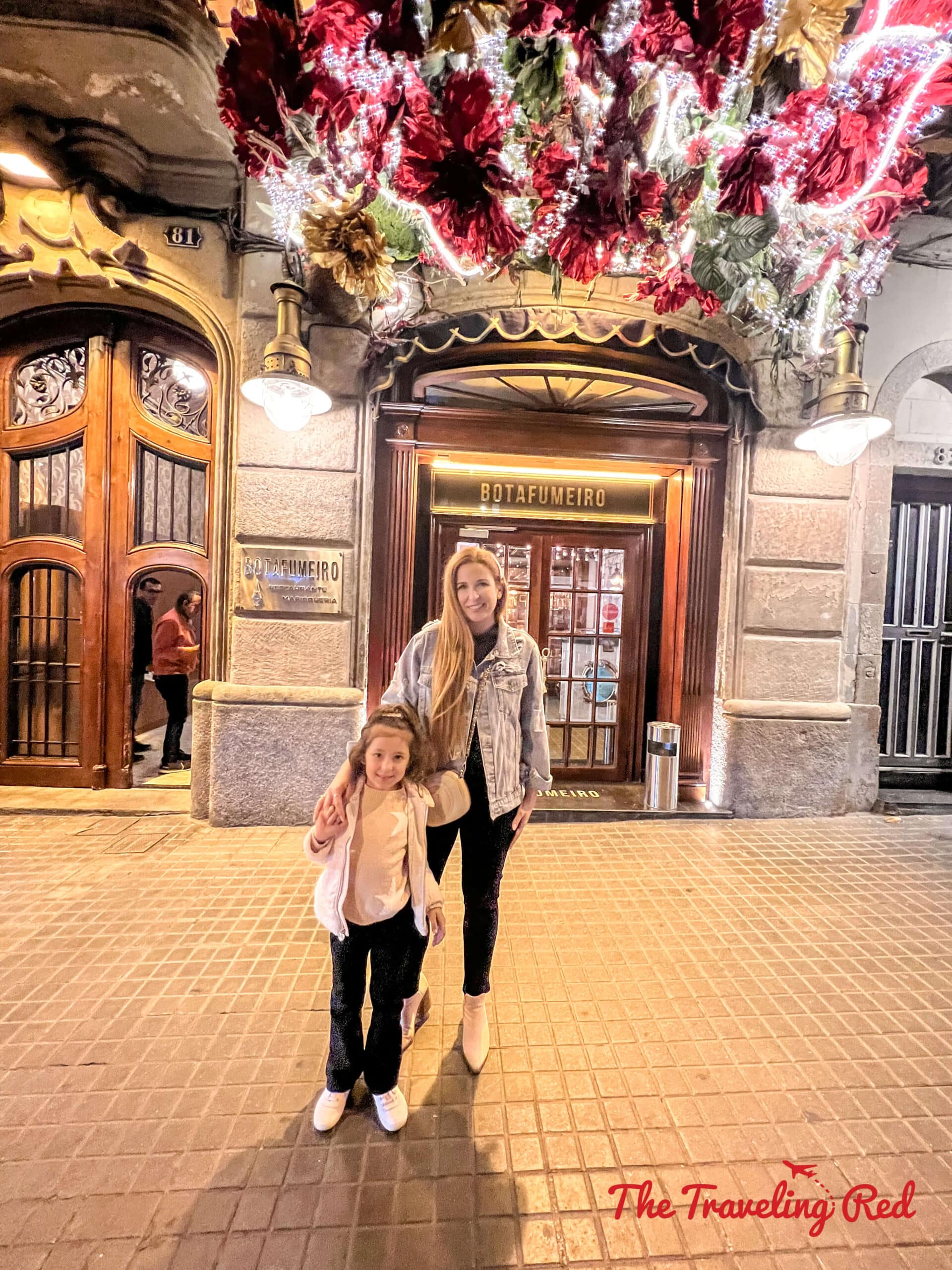 Dinner at the famous Botafumiero in Barcelona, Spain. Th best seafood restaurant in the city. Here's our full 7 day barcelona itinerary. Everything you need to know for one week in Barcelona, Spain. By The Traveling Red