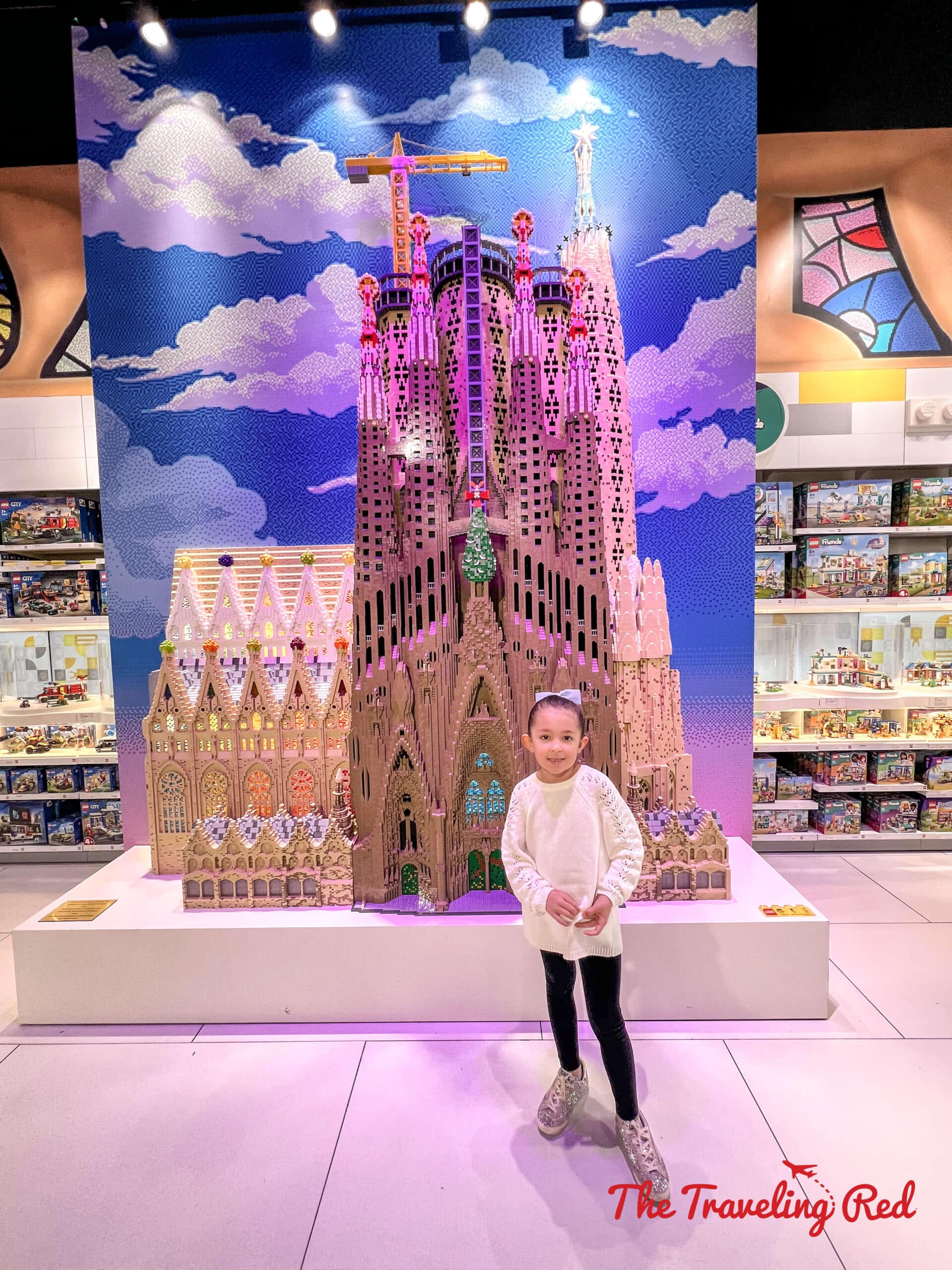The Lego store in Barcelona, Spain. Here's our full 7 day barcelona itinerary. Everything you need to know for one week in Barcelona, Spain. By The Traveling Red