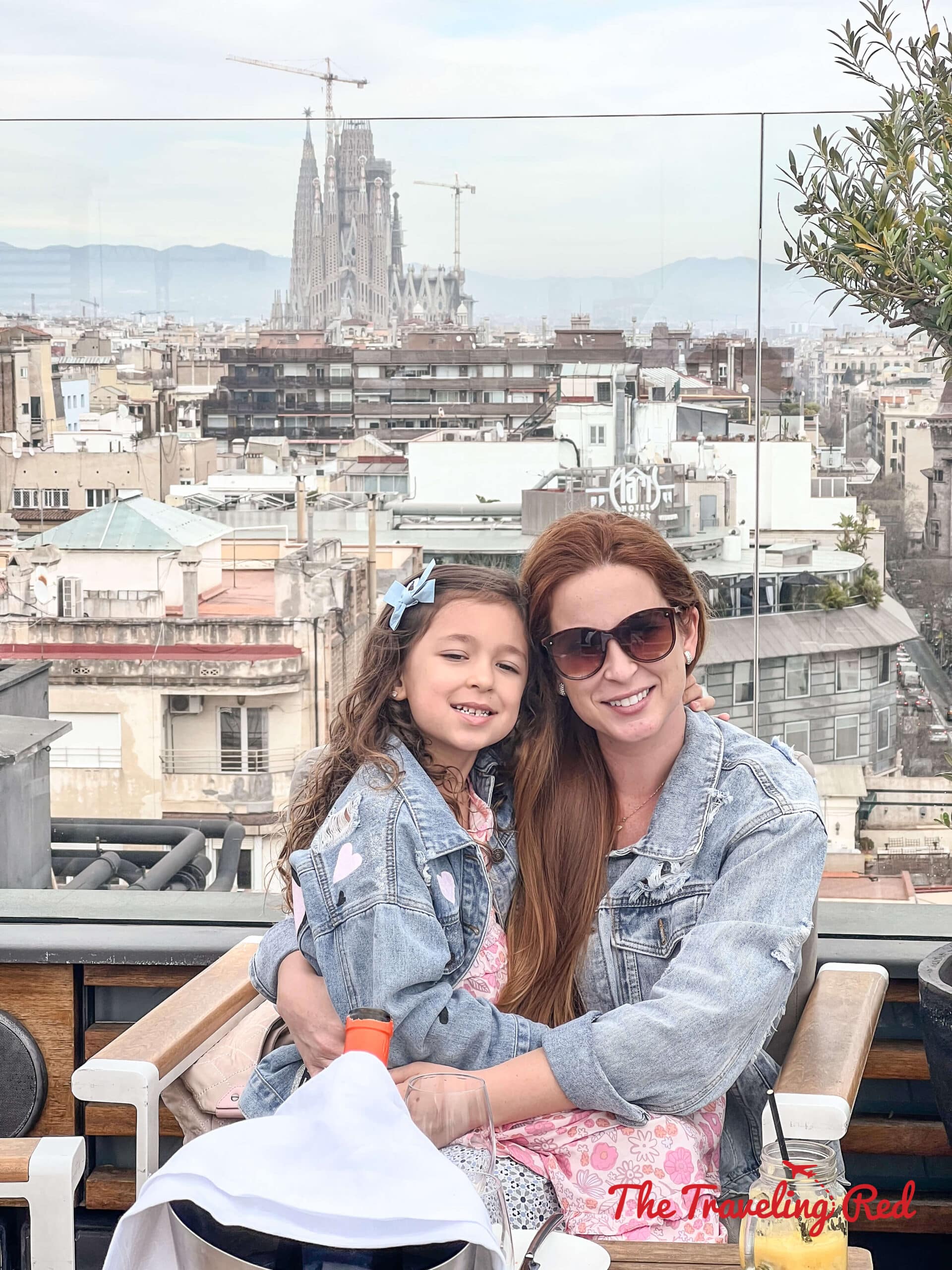 Tapas and cocktails at La Dolce Vitae, the rooftop bar of the Majestic Hotel in Barcelona, Spain. Here's our full 7 day barcelona itinerary.