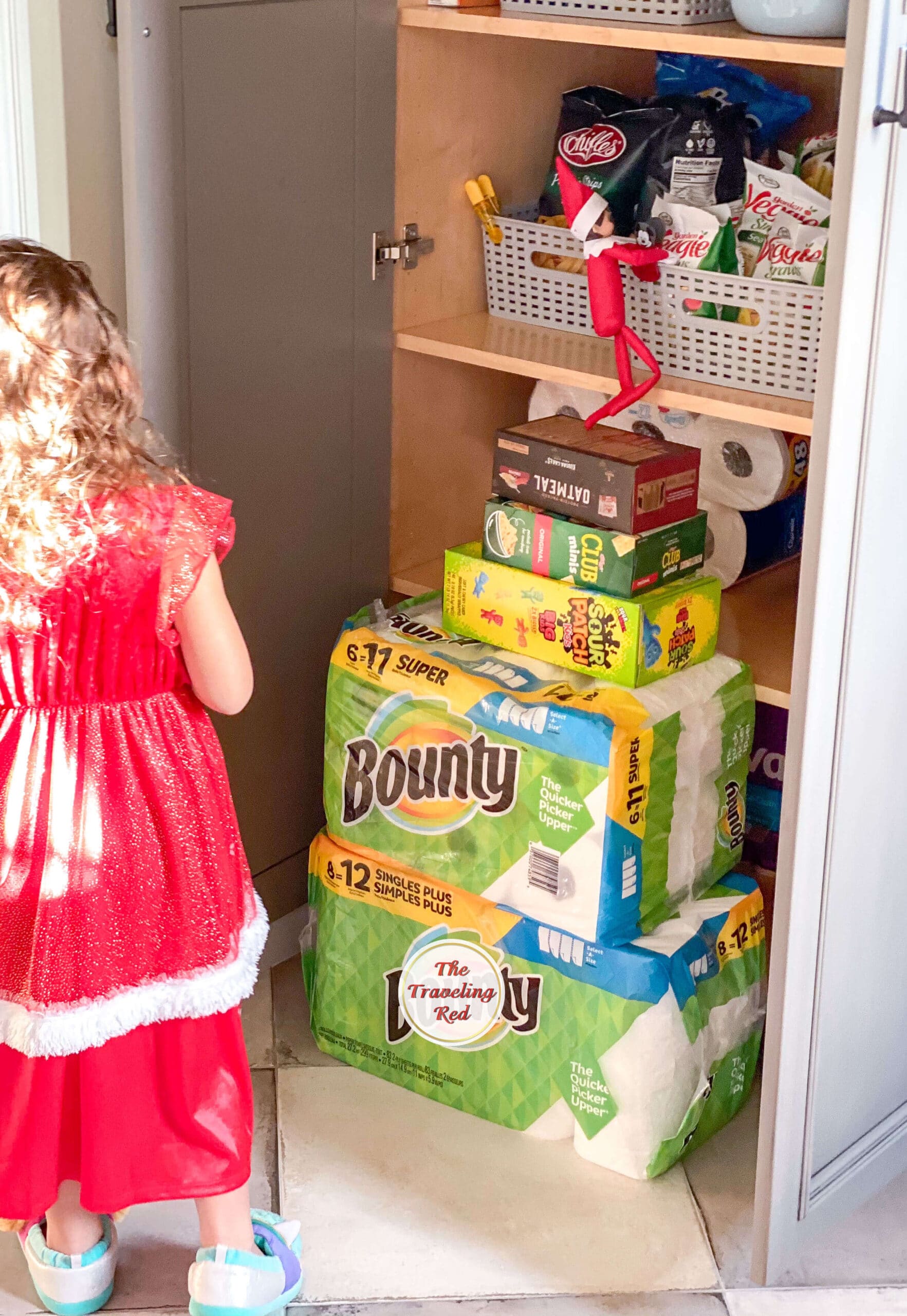 Elf on the Shelf Ideas for tired and busy parents. Over 100 easy and quick elf on the shelf ideas that are fun. All ideas are easy and quick to recreate. By The Traveling Red