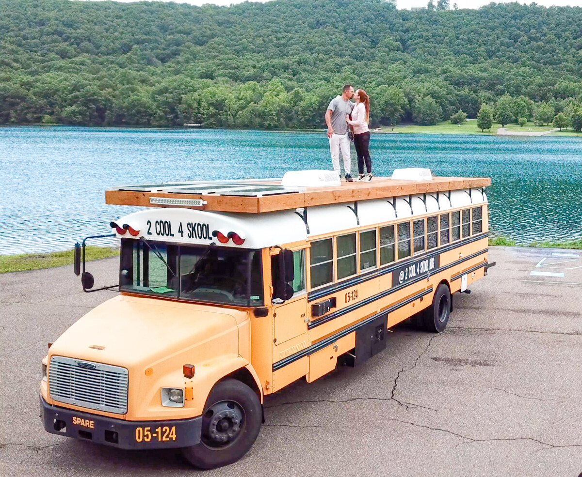 Yellow School Bus 2 Cool 4 Skool vacation home of Cristie Anne The Traveling Red 50(1)